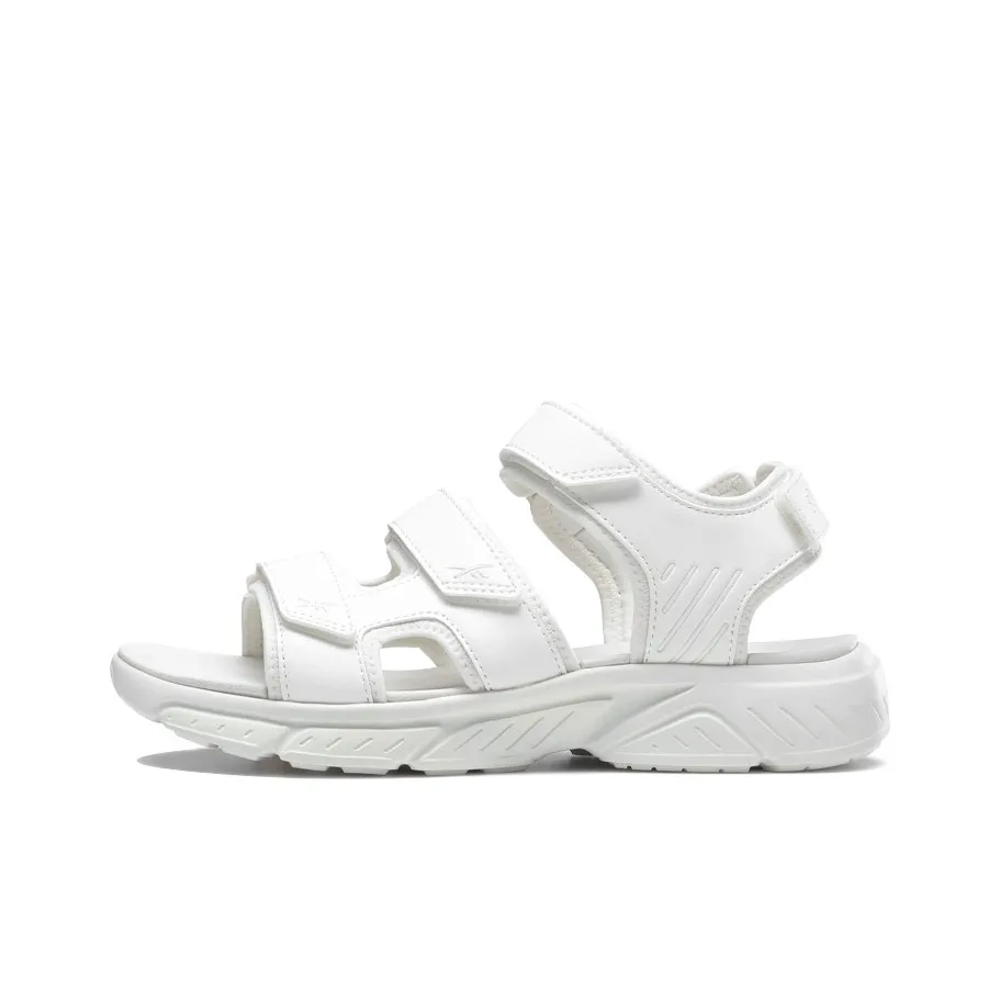 Reebok Hyperium Sandal Velcro Open Toe Flat Heel Sports White Sandals