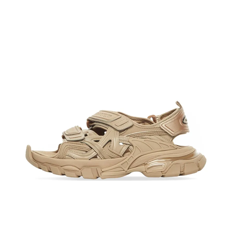 Balenciaga Track Sandals 'Beige Neoprene And Rubber' Women's