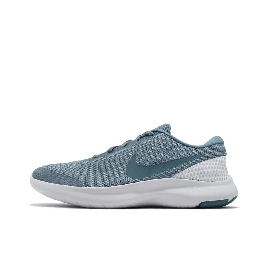 Nike Flex Experience RN 7 Амортизаторы Slip-resistant Abrasion-resistant Низкий топ Беговые кроссовки Женские Синий