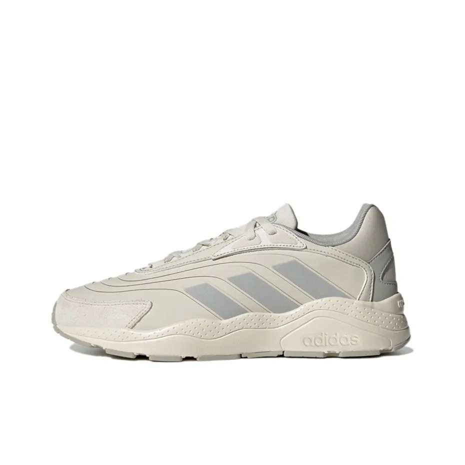 Adidas Neo Crazychaos 2,0 Slip-resistant Abrasion-resistant Low Top Casual Men's Ecru Gray Adidas Neo Crazychaos 2,0 Противоскользящий Устойчивый к истиранию Низкий Топ Повседневный Мужской Экрю Серый