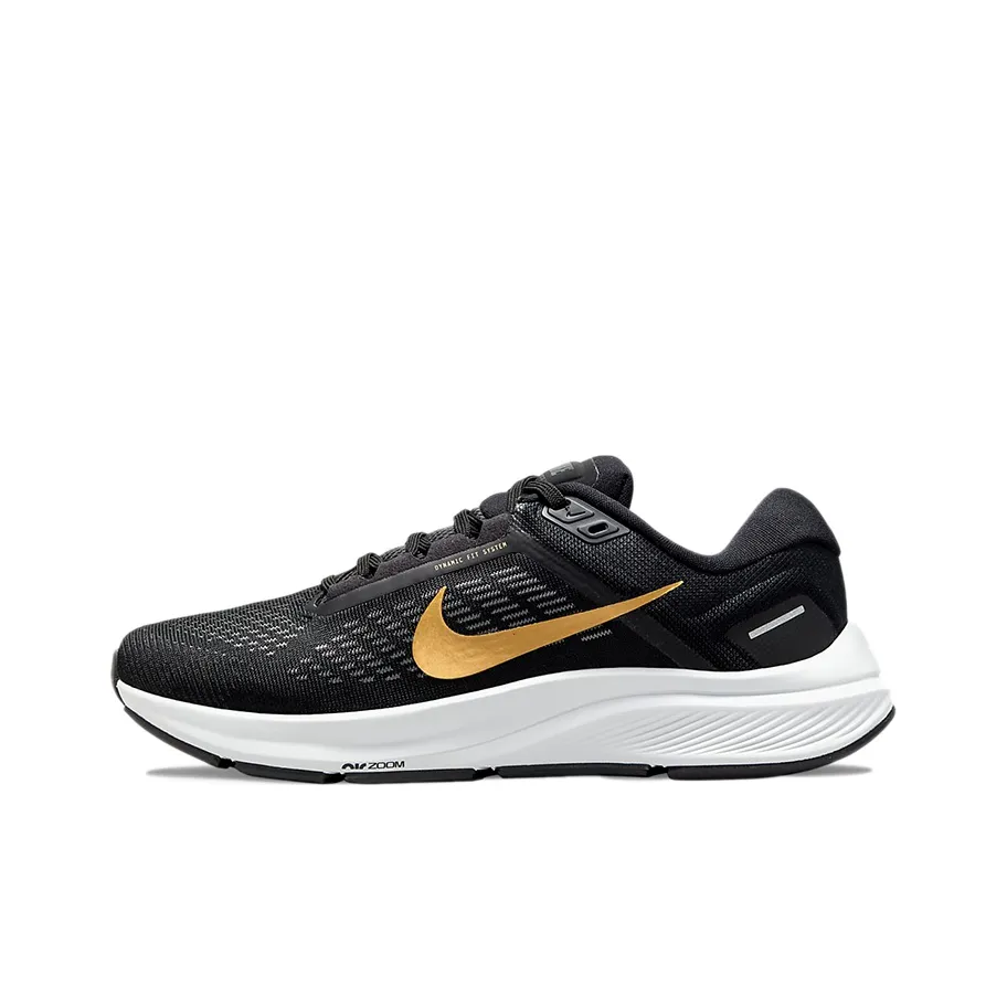 Nike Air Zoom Structure 24 'Black Metallic Gold Coin' Women's