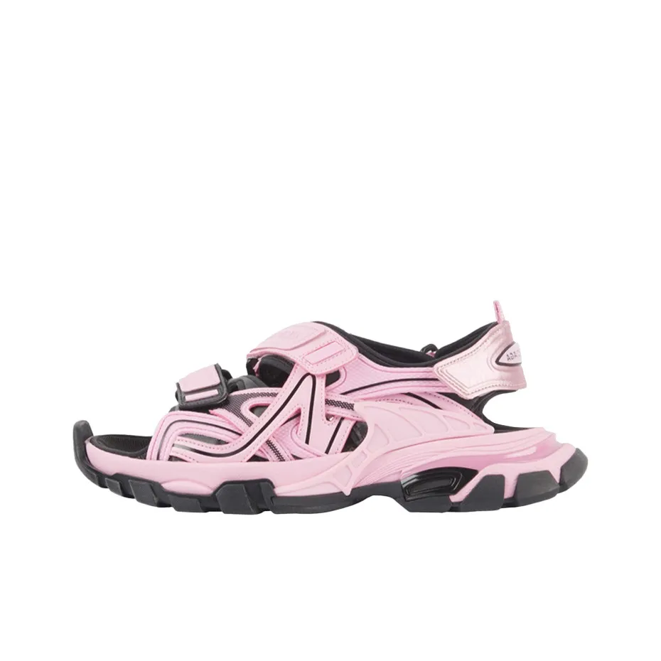 Balenciaga Track Sandal 'Neon Pink Black' Women's