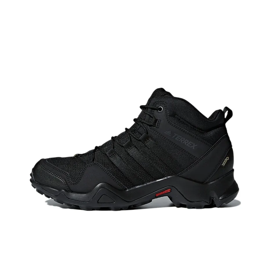 Adidas Terrex Ax2r Mid Gore te Abrasion Resistant Mid Top Hiking Shoes Men's Black