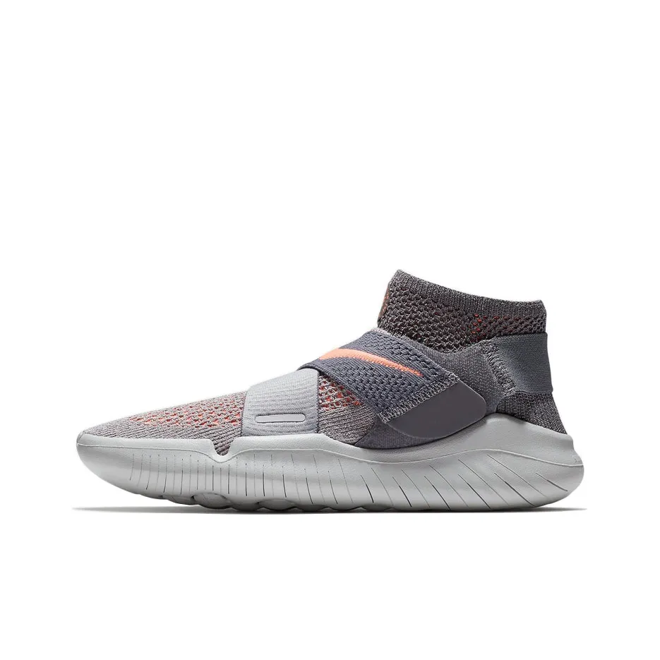 Nike Free Rn Motion Flyknit 2018 'Grey Crimson' Women's