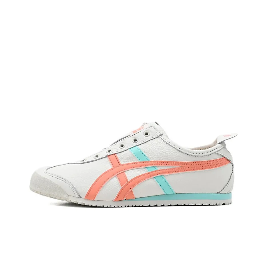 Onitsuka Tiger MEXICO 66 Slip-On Противоскользящий и Дышащий Низкий Топ Повседневная Обувь Унисекс Бежевый