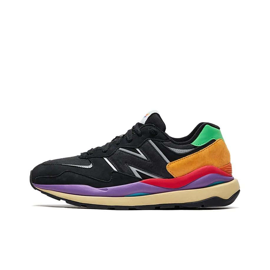 New Balance NB 5740 Low Топ Повседневные Беговые Кроссовки Унисекс Черный Многоцветный