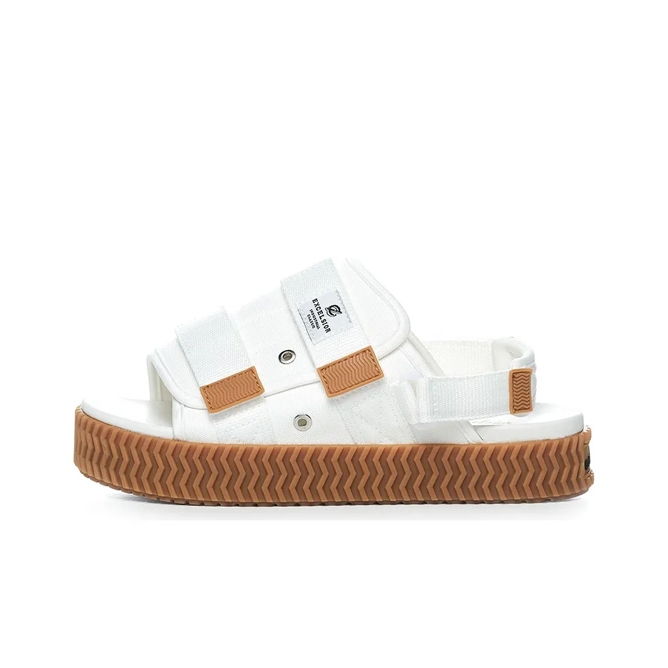 EXCELSIOR Печенье Обувь Официальный BOLT Сандалии Наклеенный Платформа One Ремень Сандалии Женские Карамель