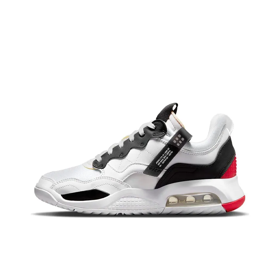 JORDAN MA2 White University Red Light Smoke Grey Black