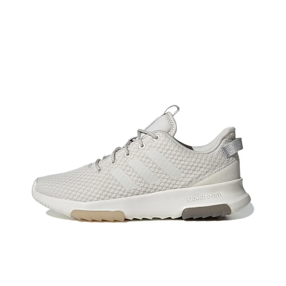 Adidas Neo Racer TR21 Slip-resistant Low Top Casual Running Shoes Women's Naked White Sesame Seeds Earth