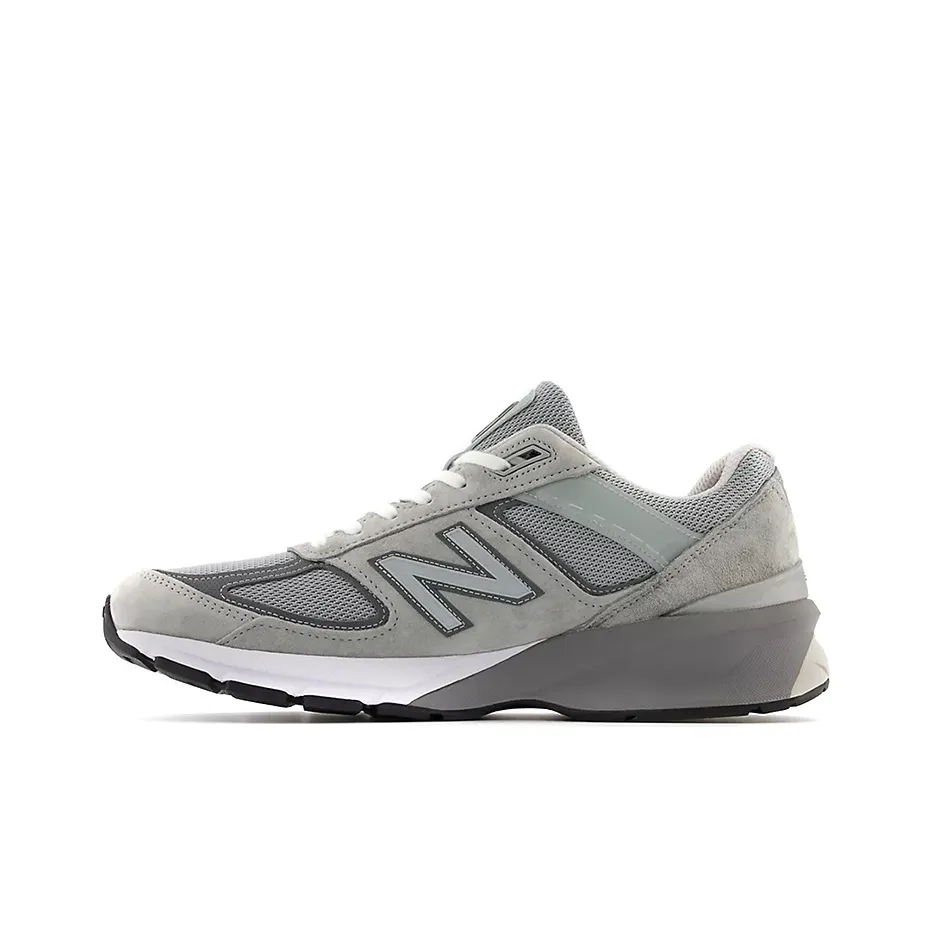 New Balance NB 990 V5 Low Топ Повседневные Беговые Кроссовки Мужские Heritage Серый Сделано в США 4E Ширина