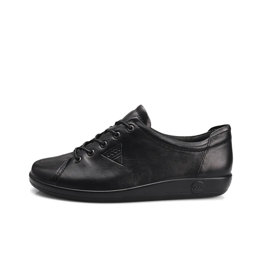 Ecco Soft Cool Skateboard Shoes Women's Low top Black
