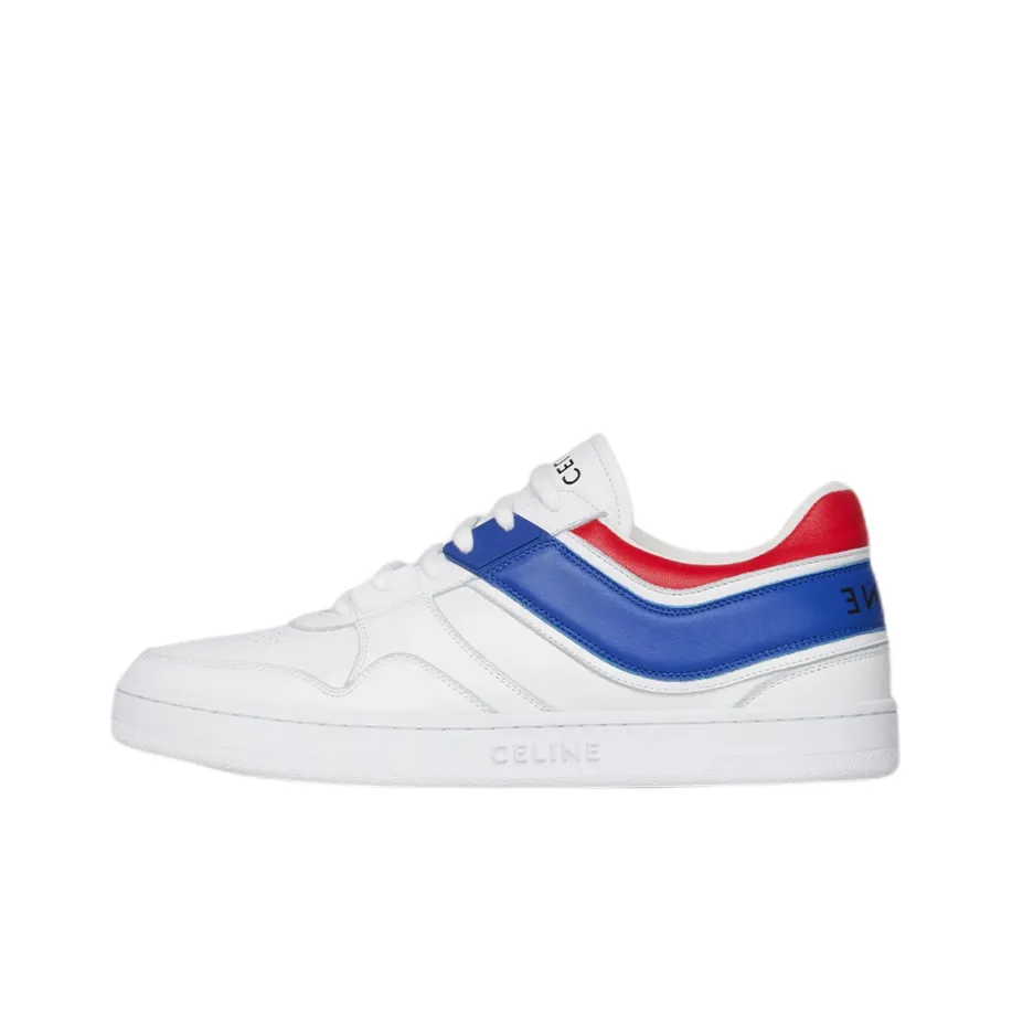 CELINE Trainer Low Top Skateboard Shoes Women's Blue White