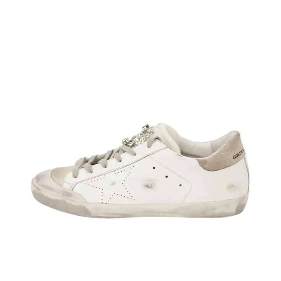 Golden Goose Super Star Stylish Skateboarding Shoes Women's White