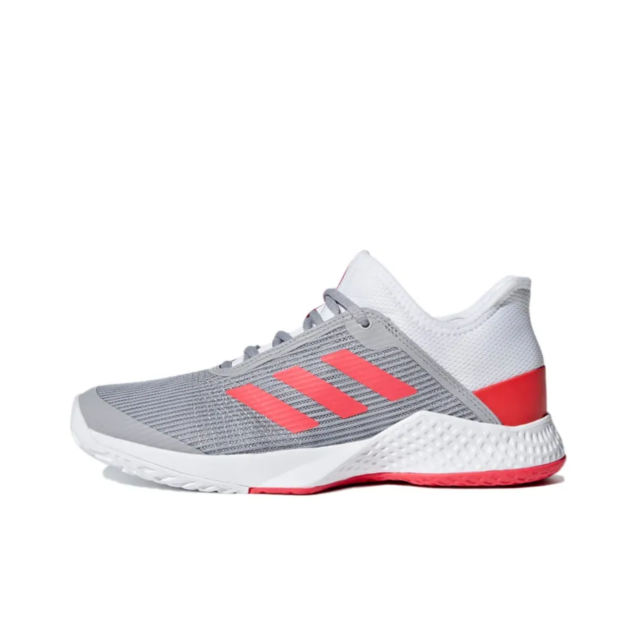 Adidas Adizero Club Износостойкие Низкие Кроссовки для Тениса Женские Серые Оранжевые