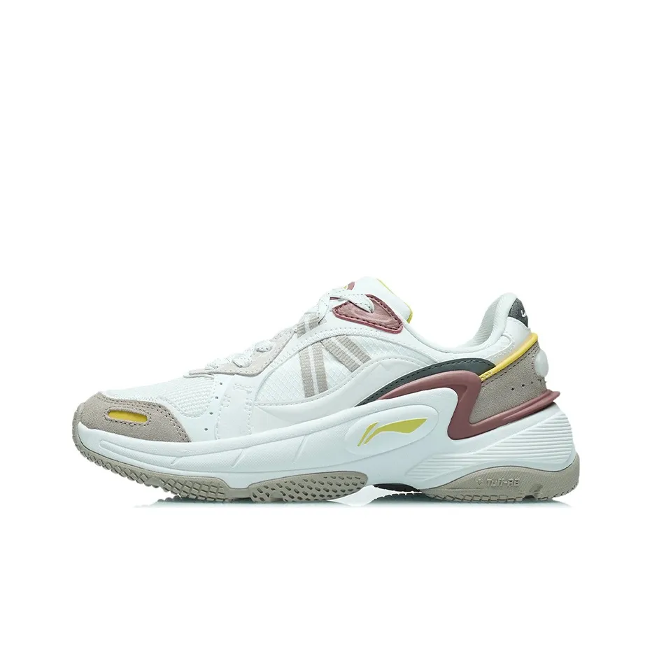 LINING Broken Generation Reflective Support Low Top Беговые кроссовки Женские Пыльно-розовый