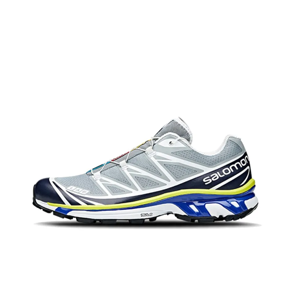 SALOMON XT 6 Метеоритный дождь Амортизация Поддержка Баланс Легкий Низкий Топ Уличная обувь Унисекс Серый