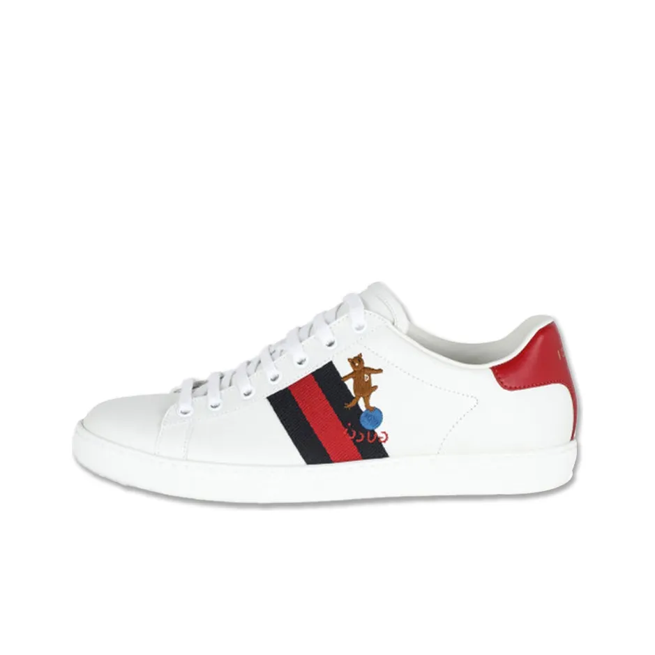 GUCCI ACE Stylish Skateboarding Nike Shoes Women's White