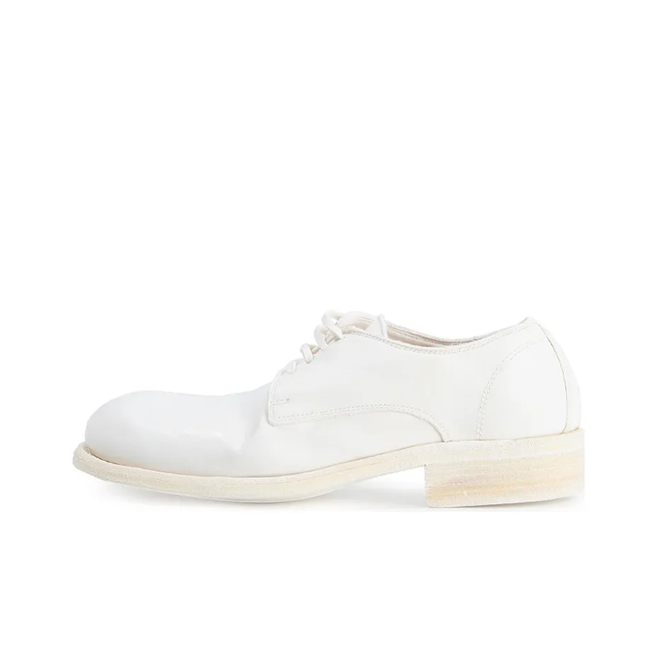 GUIDI Leather Derby Shoes
