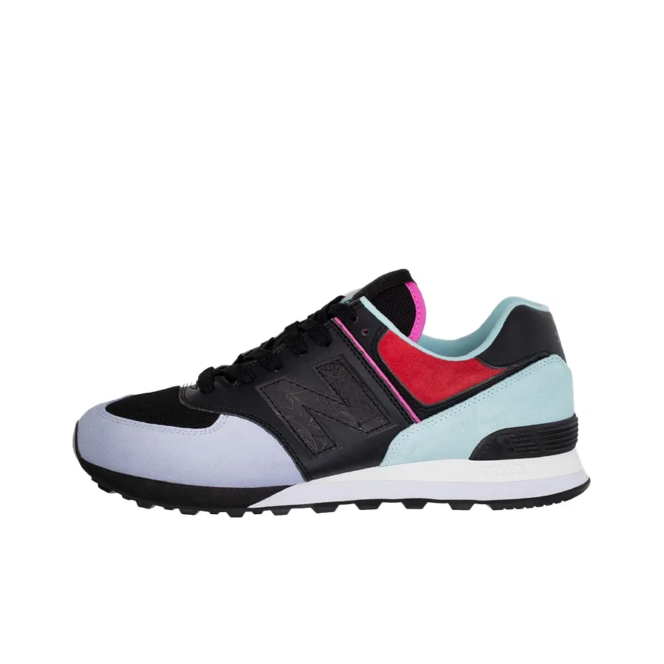 Louis DE Guzman x New Balance NB 574 Low Топ Беговые кроссовки Мужской Черный Синий