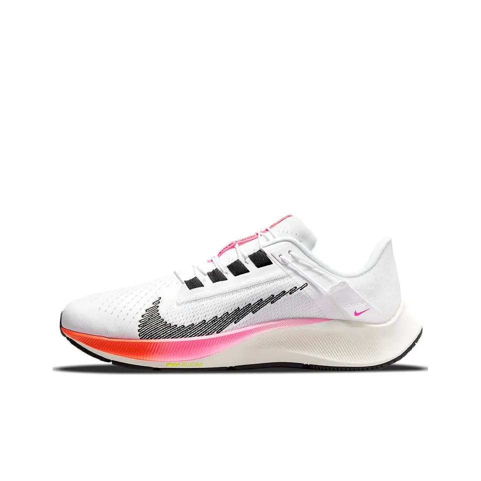 Nike Pegasus 38 Low Топ Zoom Беговые кроссовки Мужской Белый черный розовый