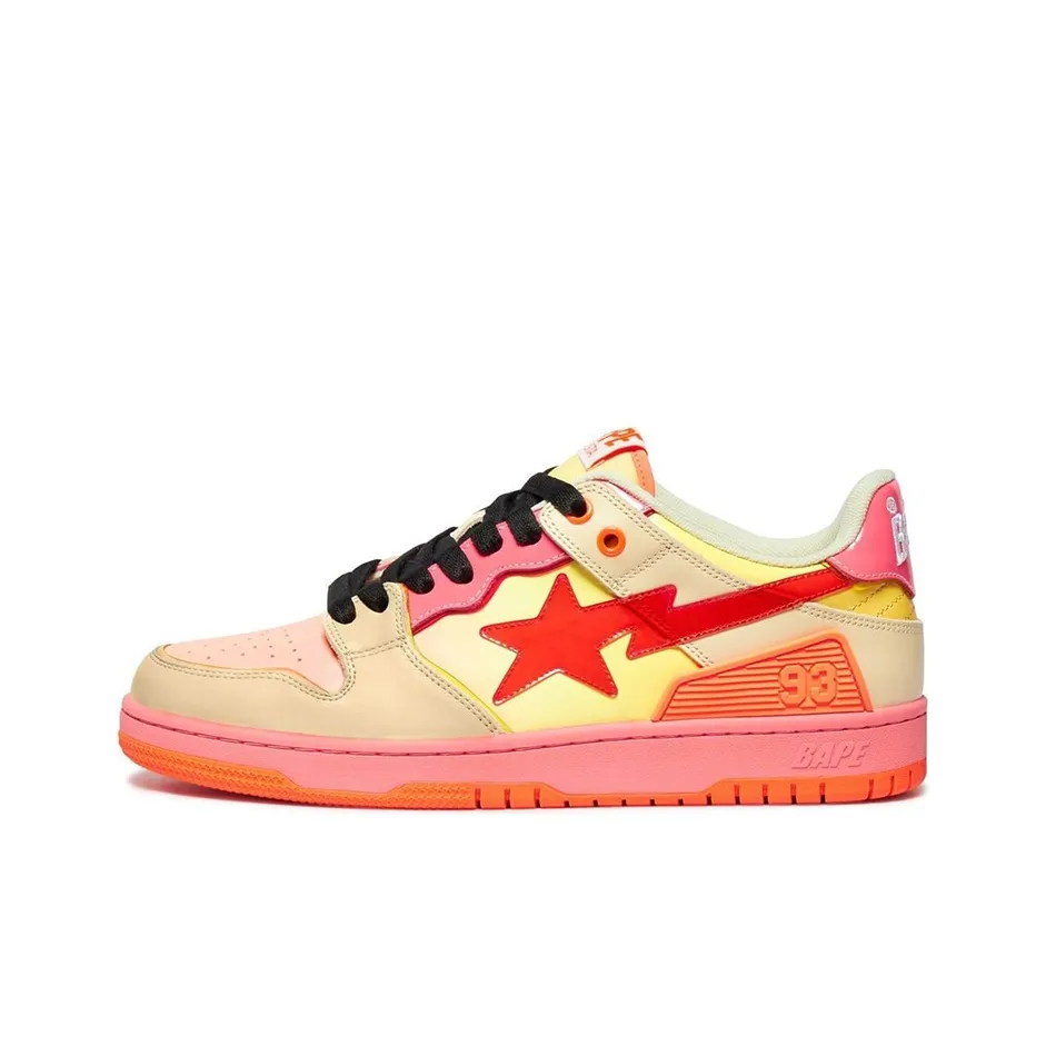 BAPE A BATHING APE Bape SK8 Sta Orange