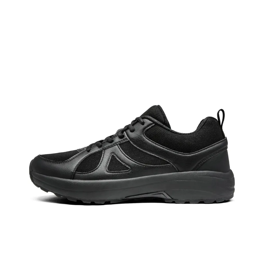 PEAK Shock Absorbing, Non Slip, Wear Resistant, Breathable And Lightweight Low Top Taichi Running Shoes Men's Black