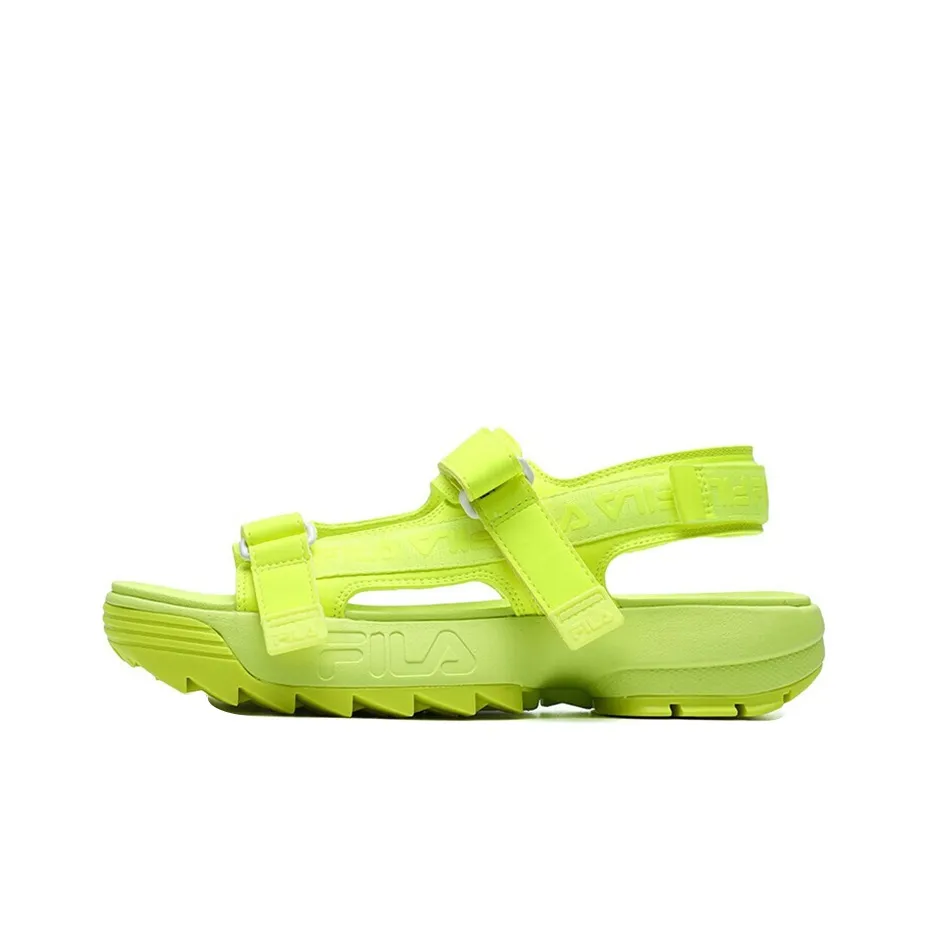 FILA Disruptor Sports Sandals Gs Yellow Women's