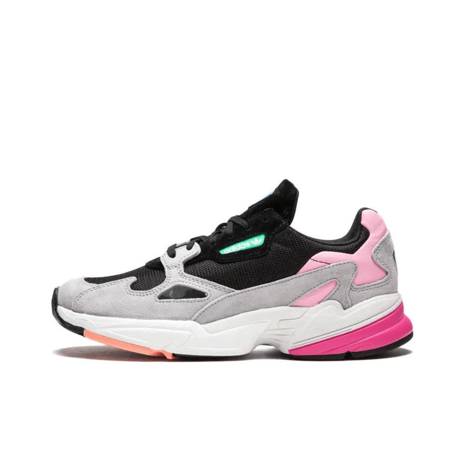 Adidas Originals Falcon Slip-on Low-Top Top Resistant Women's Black Pink