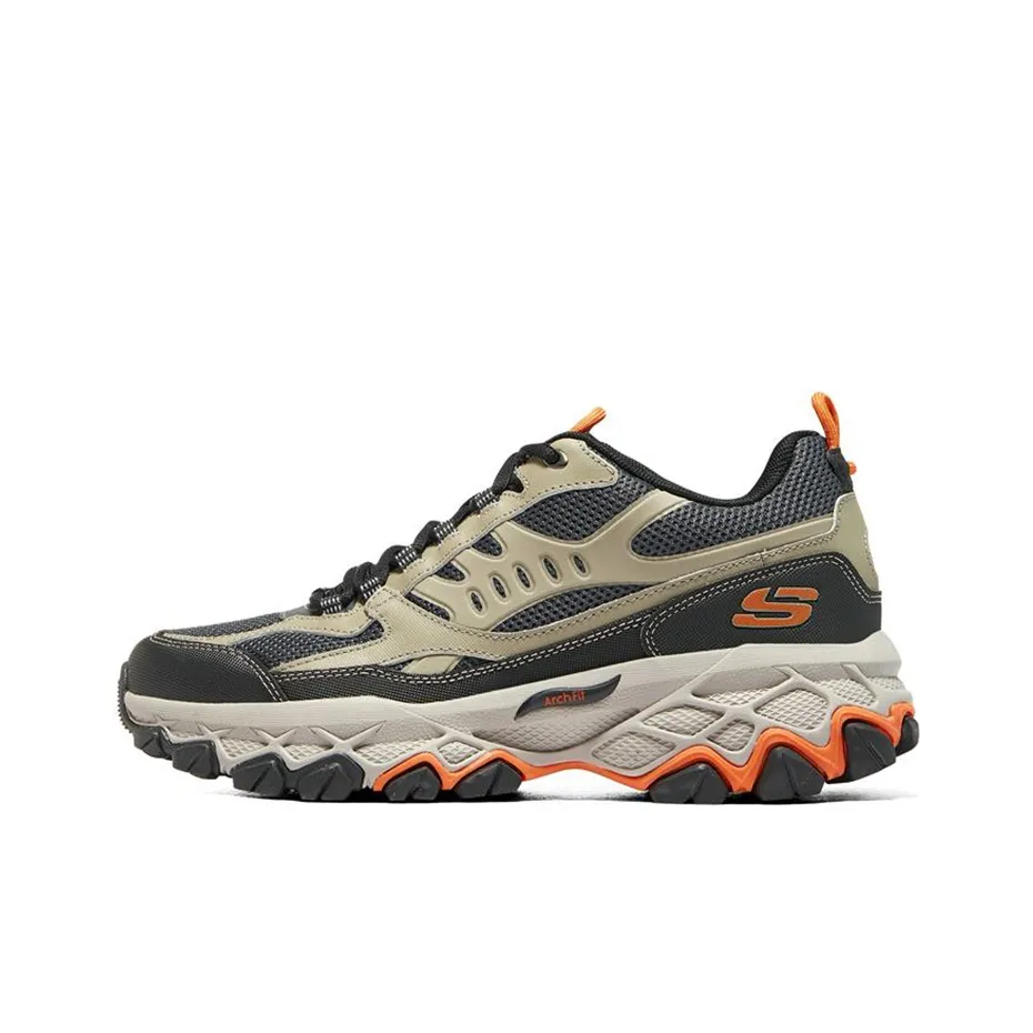 Skechers ARCH FIT AKHIDIME Cushioning Anti Slip And Wear Resistant Low Top Casual Shoes Men
s Gray Black