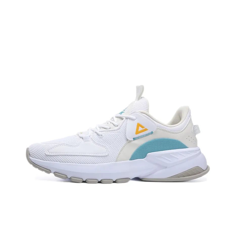 PEAK Sports Life Collection Противоскользящий Устойчивый к истиранию Низкий Топ Casual Мужской Белый