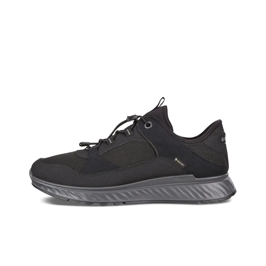Ecco Wear Resistant Low Top Running Shoes Men's Black