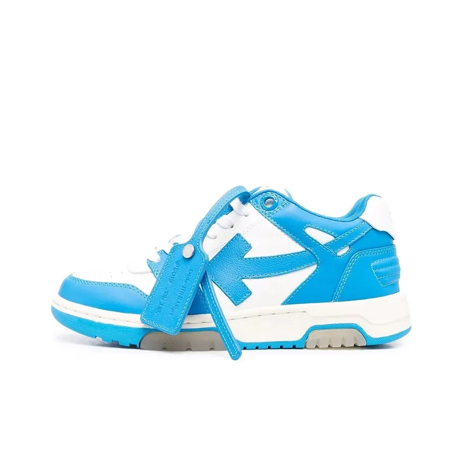 OFF WHITE Out Of Office Ooo Low Tops Blue White Women's
