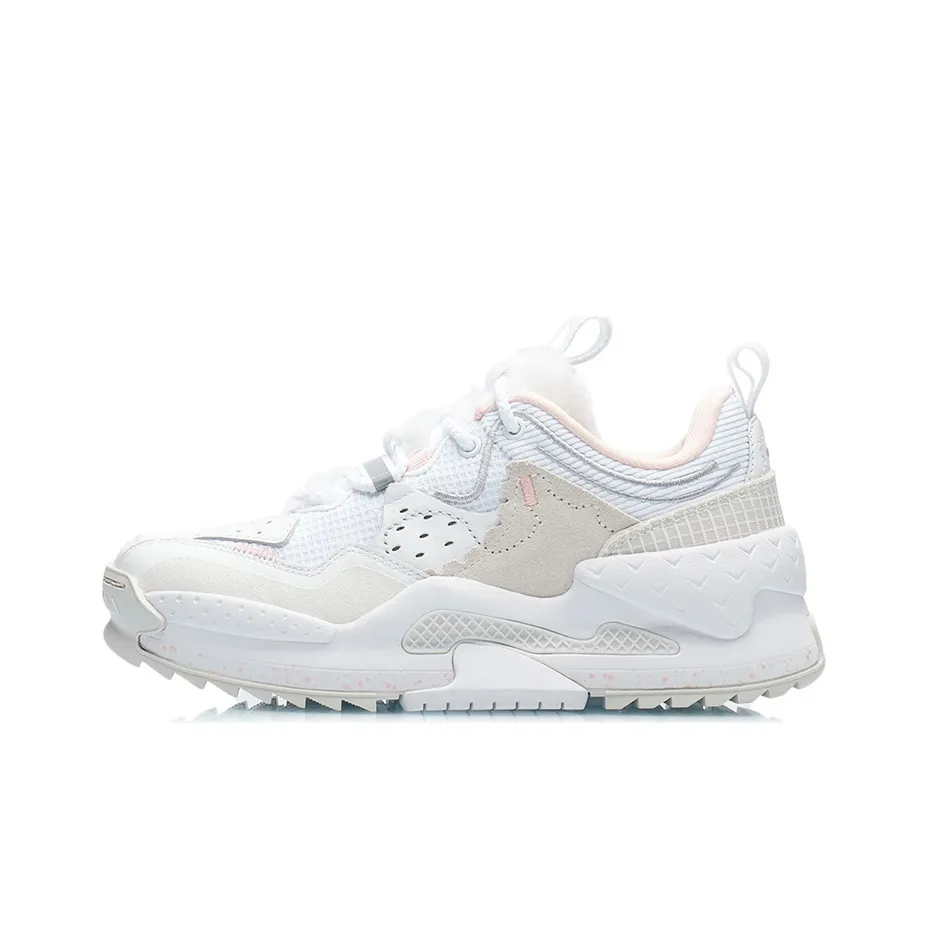 LINING CF Misty Liuyun OF The Ancient Городская Гора Низкий Топ Спортивная Повседневная Обувь Женская Белая