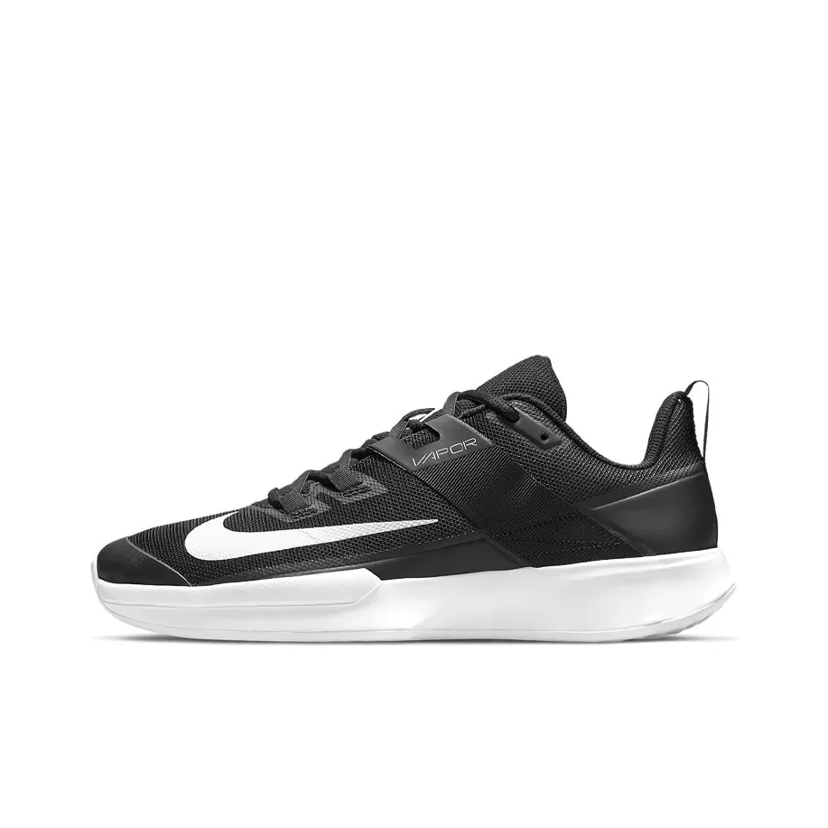 nike Vapor Lite HC Shock Absorbers Противоскользящие Устойчивые к истиранию Низкий Топ Кроссовки для тенниса Мужской Черный Белый