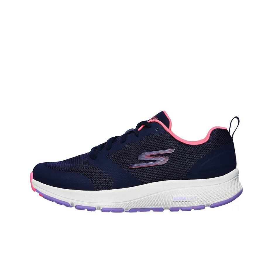 Skechers Go Run Consistent Low Топ Беговые кроссовки Женские Морской синий
