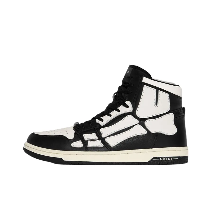 AMIRI Skel Top High 'Black White'