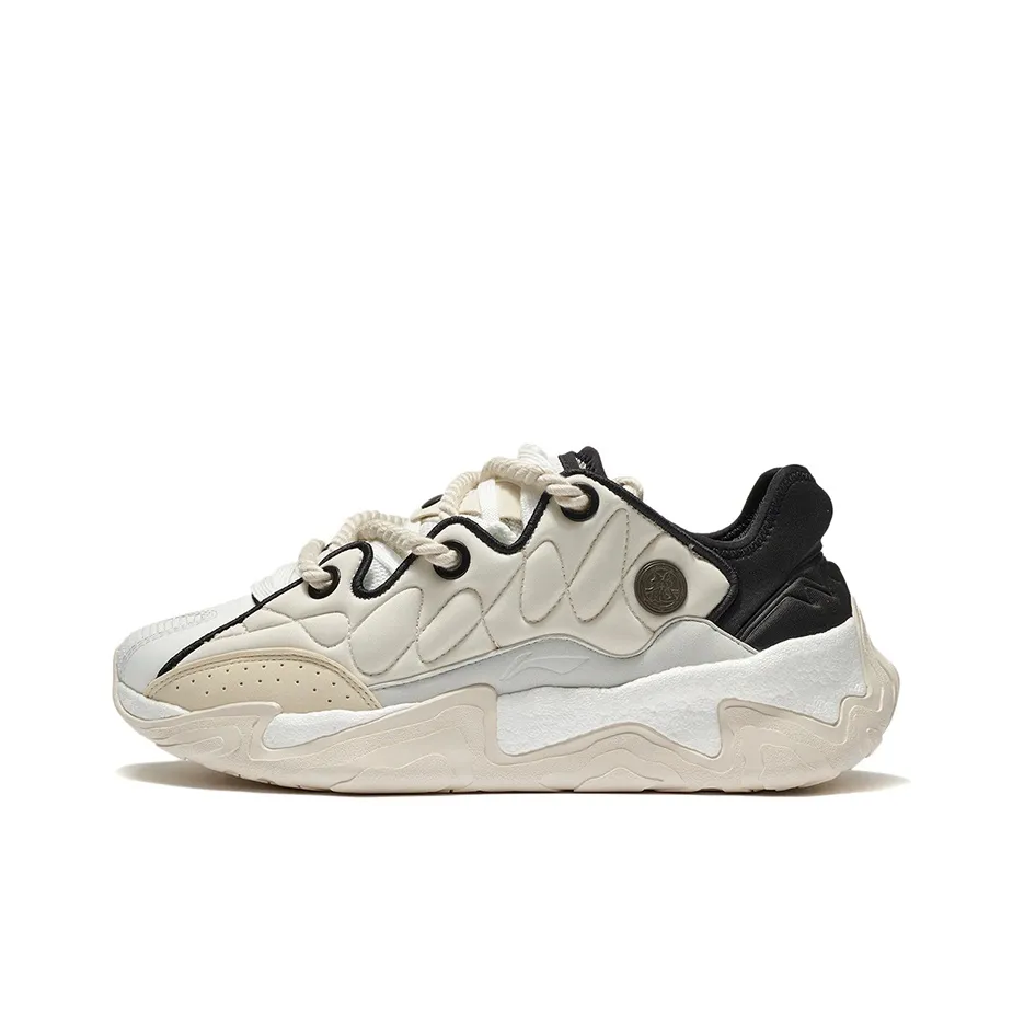 LiNing Jackie Chan Collection Casual Shoes FM5EDL Men Low Top Eggnog Gray/Ivory/Coin Gray