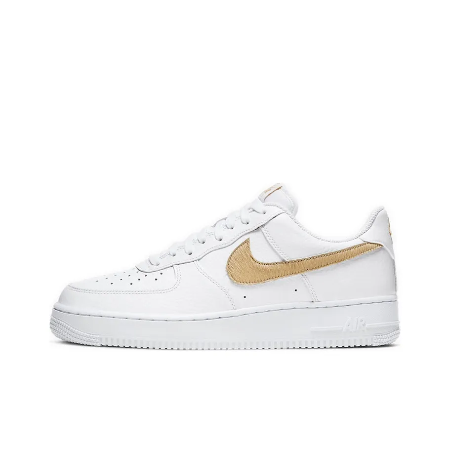 Nike Air Force 1 Low Pony Hair Snakeskin Club Gold