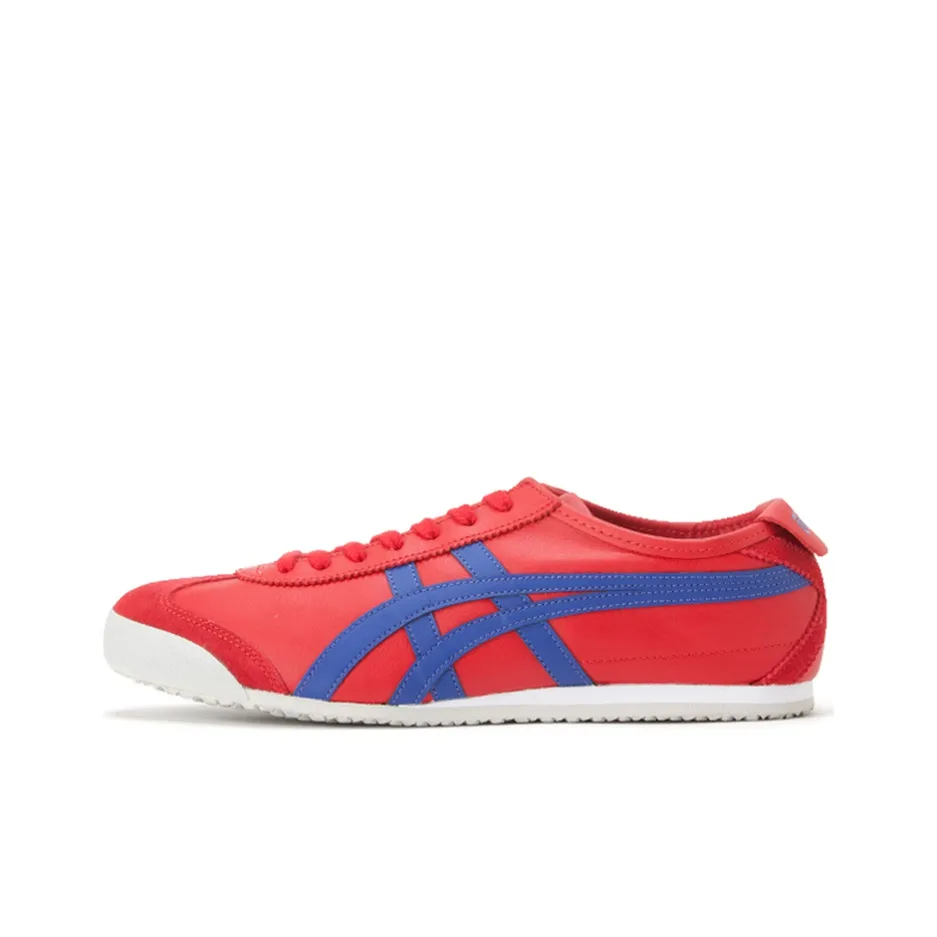 Onitsuka Tiger MEXICO 66 Low Топ Повседневная обувь Унисекс Красный синий