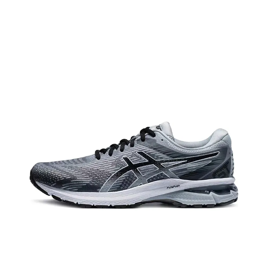 Asics GT 2000 8 Low Топ Беговые кроссовки Мужской Серый Черный Белый
