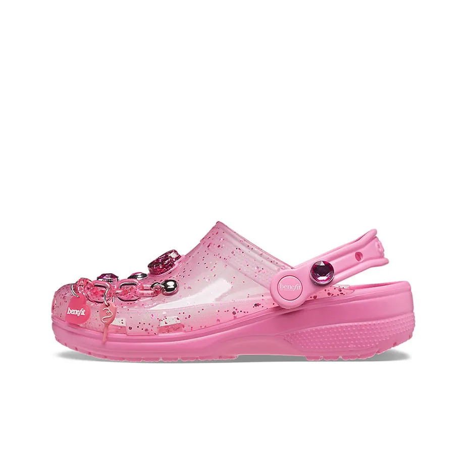 Benefit x Crocs Classic Clog Sabo Женские Розовый