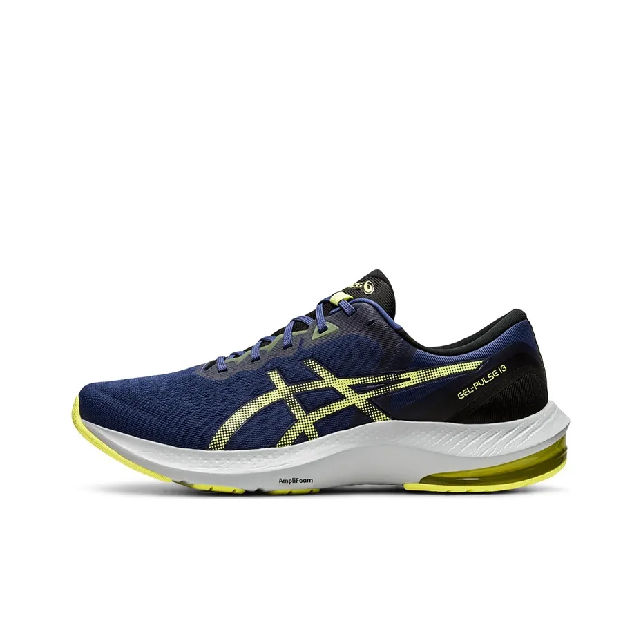 Asics Gel Impulse 13 Low Топ Беговые кроссовки Мужские Темно-синий Желтый