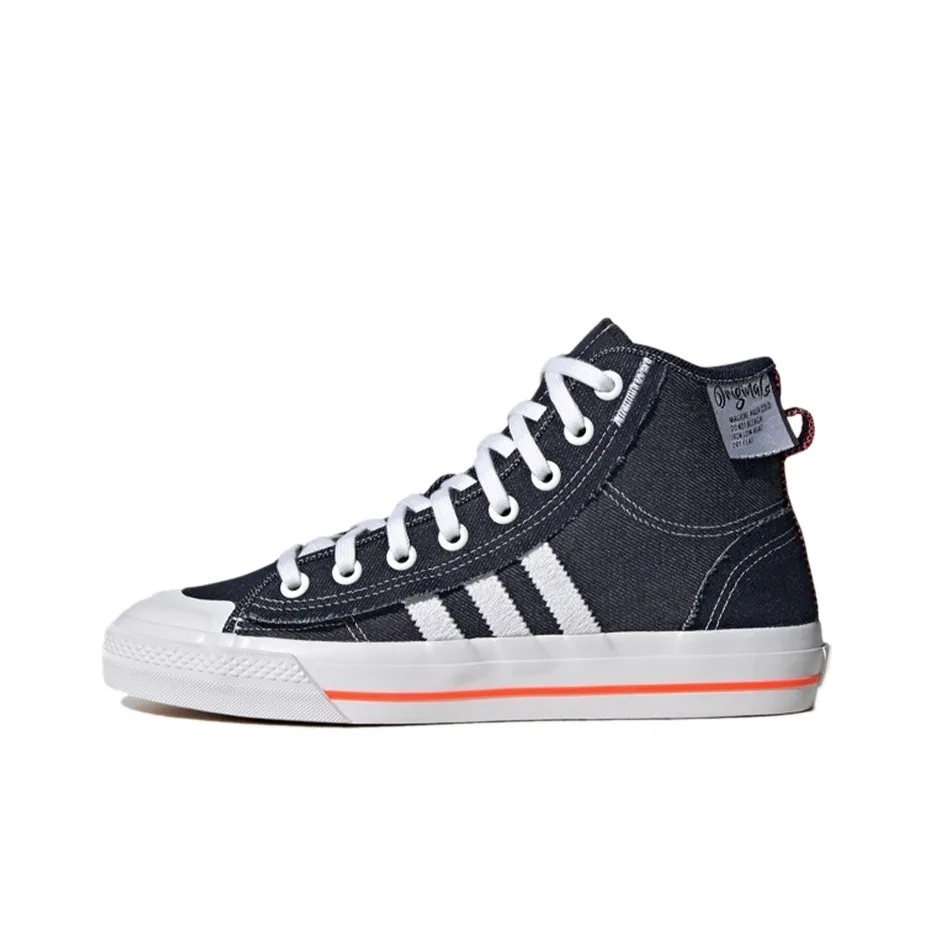 Adidas Originals Nizza Hi Rf Navy Denim White