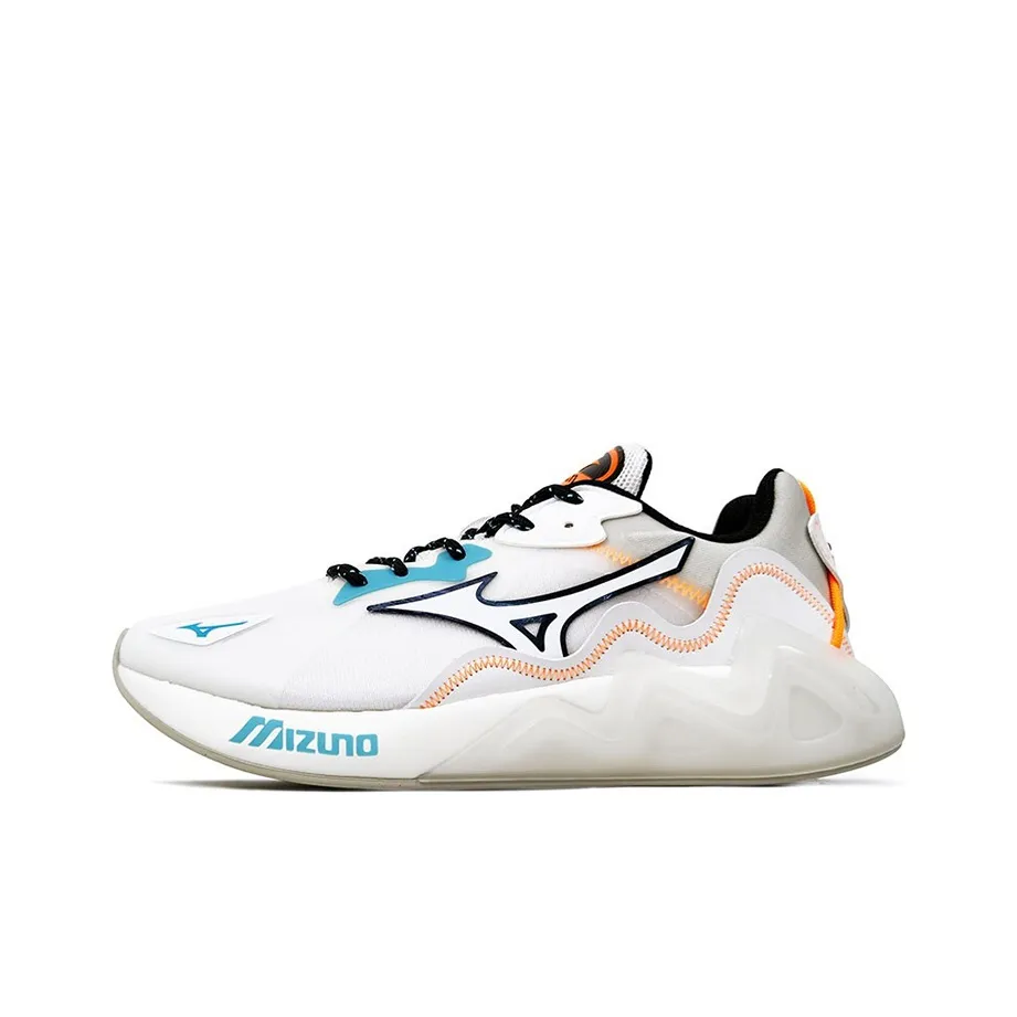 Mizuno PI Slip-on устойчивый к истиранию дышащий низкий топ повседневная беговая обувь унисекс белый