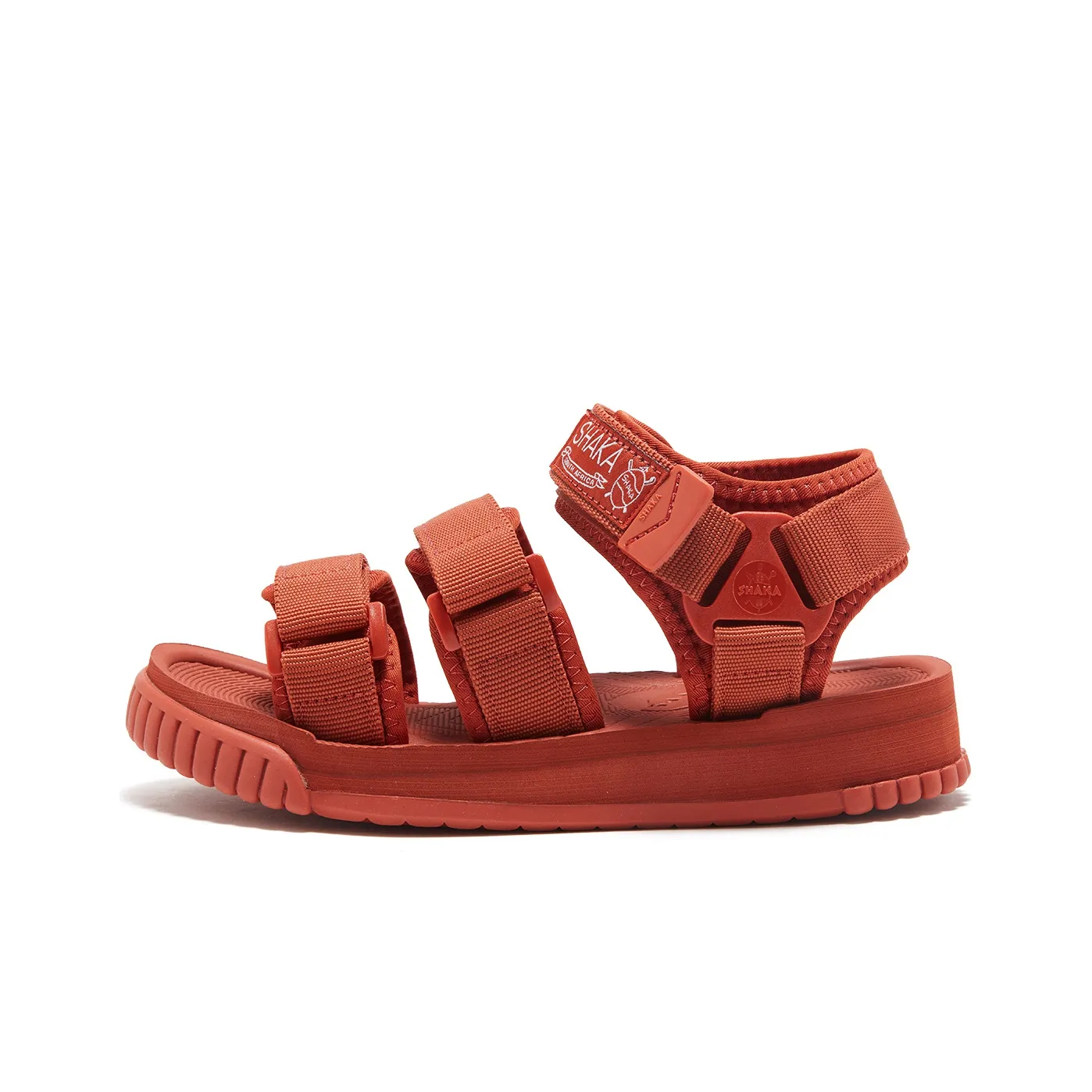 Shaka Beach Sandals Unisex Brick Red