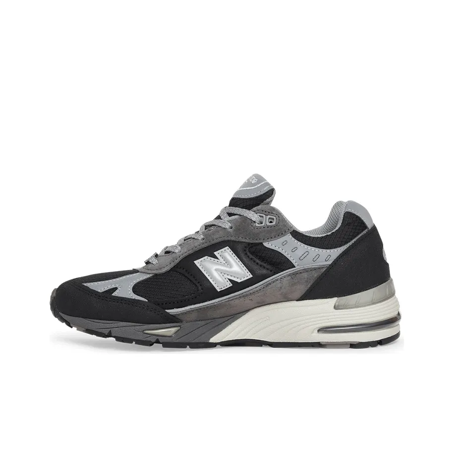 Slam Jam x New Balance NB 991 Series Low Топ Повседневные Беговые Кроссовки Женские Черные Серые С Нами в Великобритании