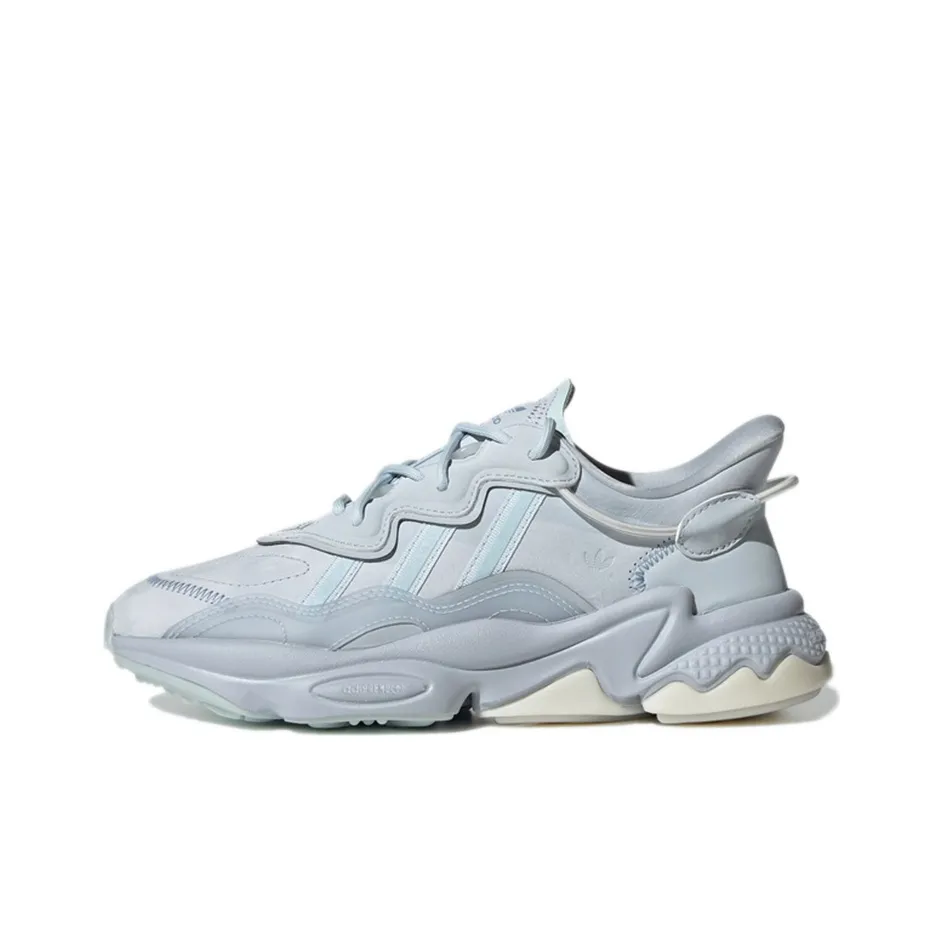 Adidas Originals Ozweego Шокабассеры Противоскользящие Устойчивые к истиранию Низкий Топ Спортивная Повседневная Обувь Женская Синяя