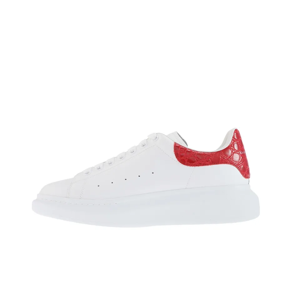 Alexander McQueen Oversized Sneaker 'White Red Crocodile'