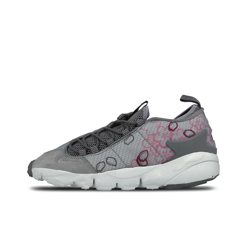 Nike Footscape Air Nm Prem QS Slip-resistant Abrasion-resistant Low Top Casual Men's Gray Pink