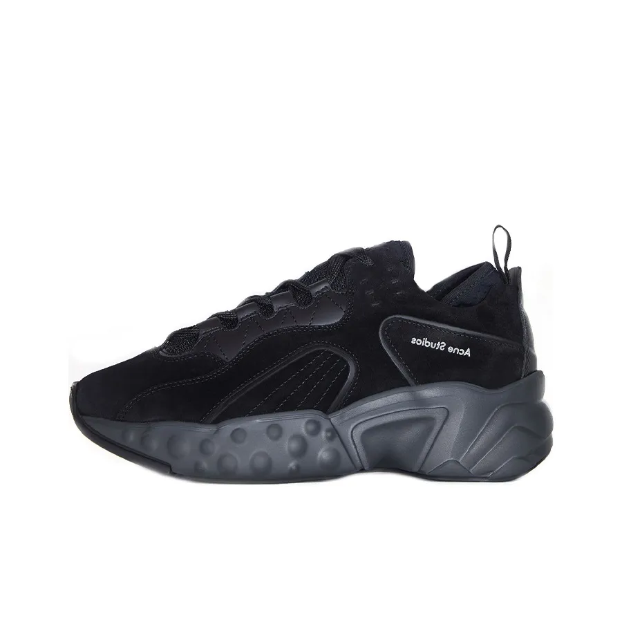 Acne Studios Manhattan Low Top Athletic Shoes Women's Black